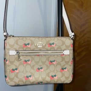 NWOT Coach Strawberry Crossbody Bag